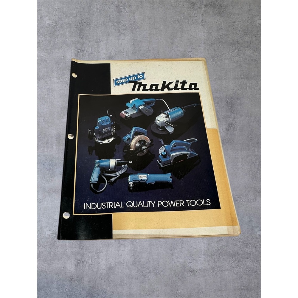 Makita Power Tools Catalog 1985 Vintage Industrial Price List Manual GC785
